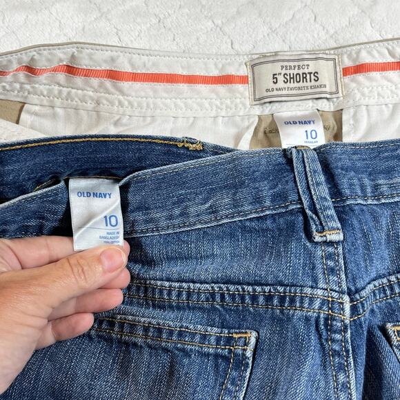 4 pairs of size 10 Old Navy Shorts - Picture 3 of 7